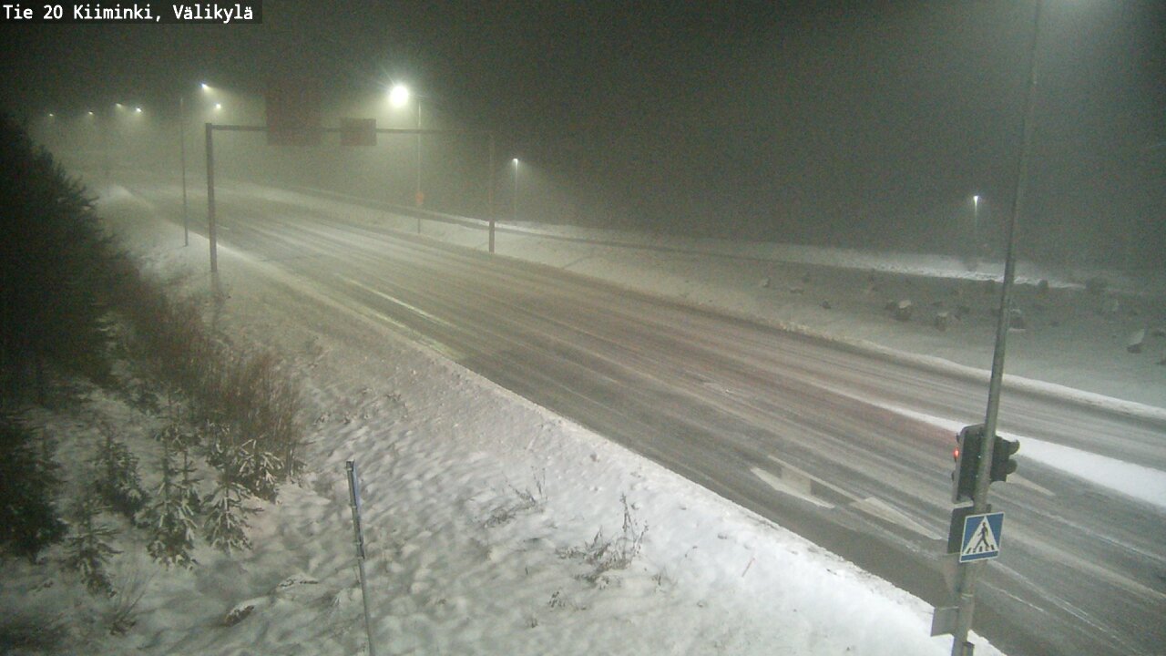 Weather Camera Image Road 20 Oulu Kiiminki, Välikylä, Oulu, Pohjois-Pohjanmaa