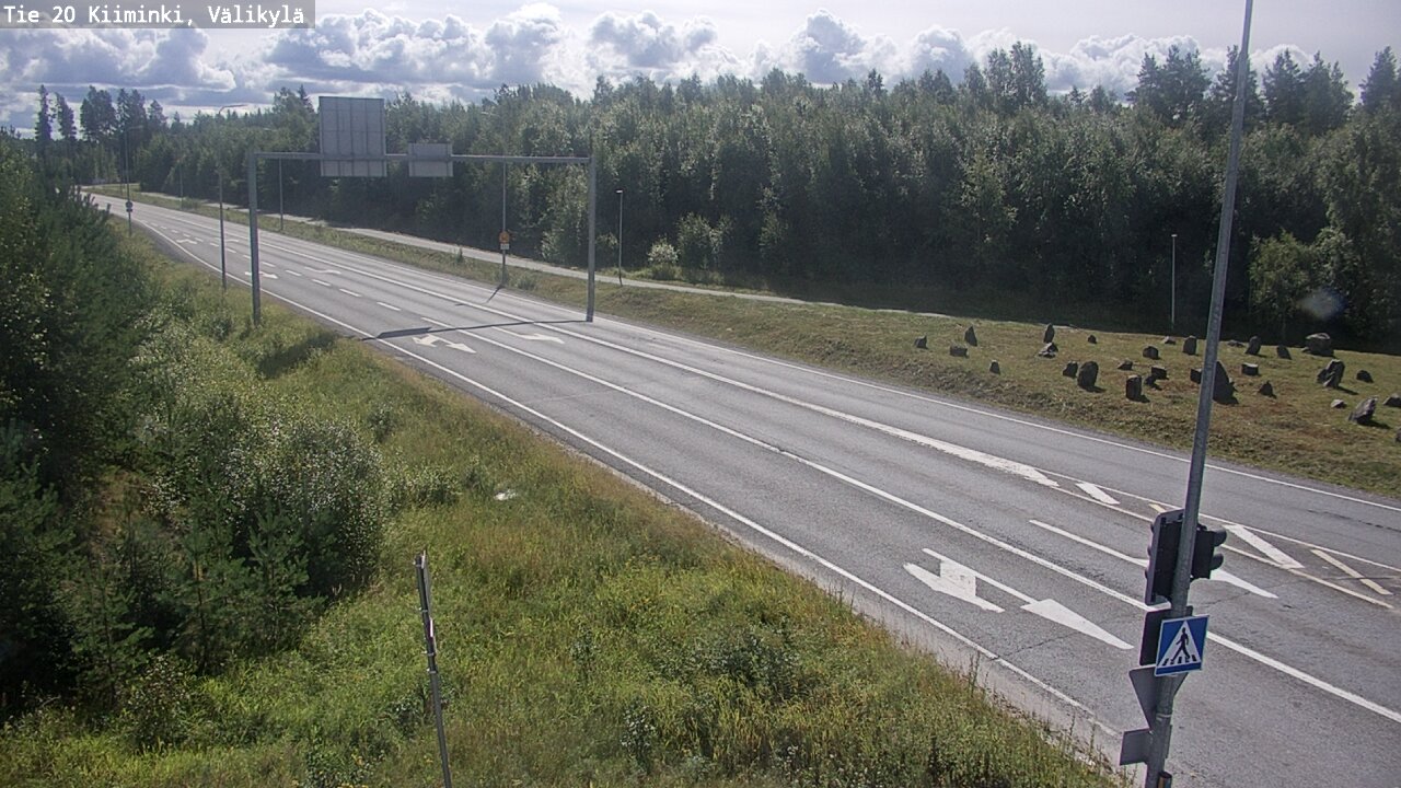 Weather Camera Image Road 20 Oulu Kiiminki, Välikylä, Oulu, Pohjois-Pohjanmaa