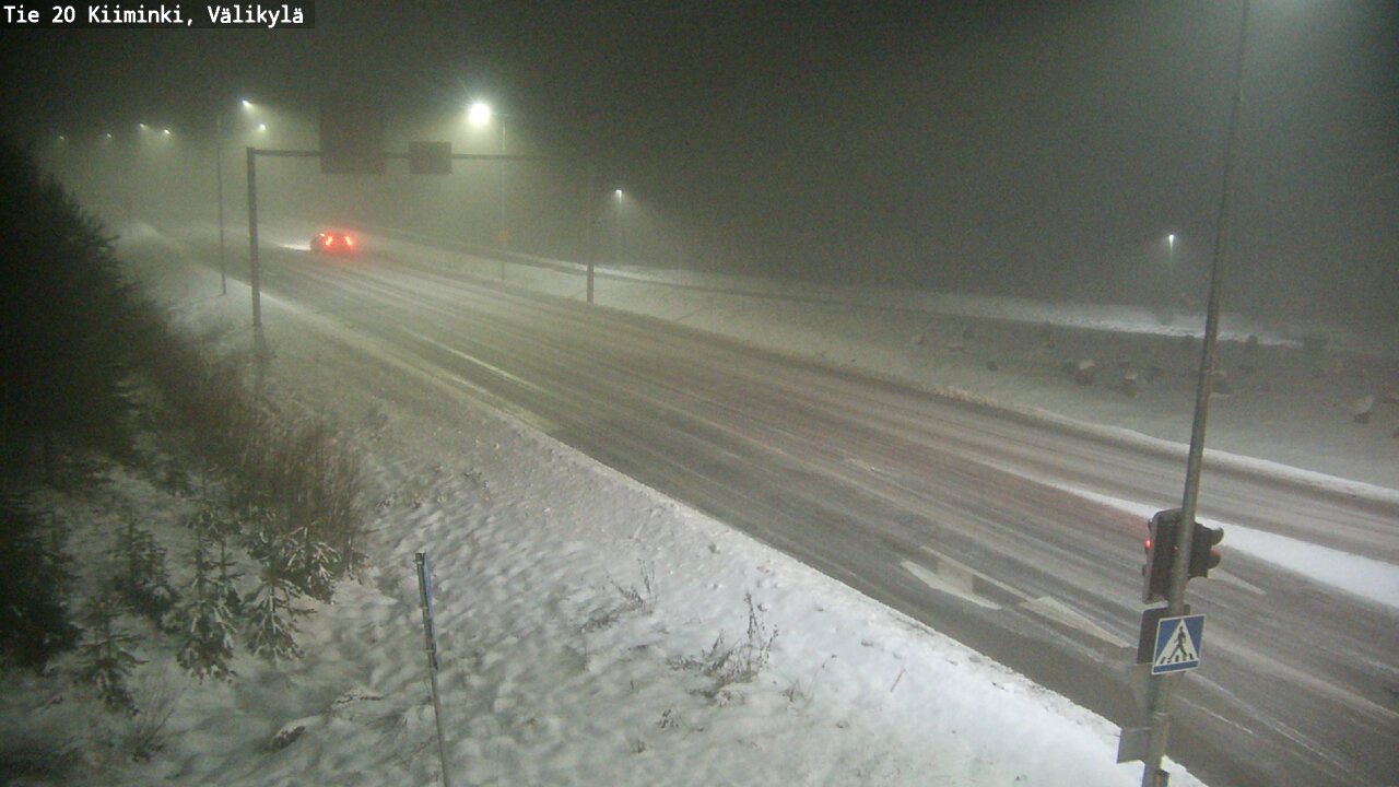 Weather Camera Image Road 20 Oulu Kiiminki, Välikylä, Oulu, Pohjois-Pohjanmaa