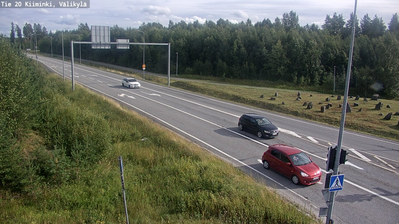 Weather Camera Image Road 20 Oulu Kiiminki, Välikylä, Oulu, Pohjois-Pohjanmaa