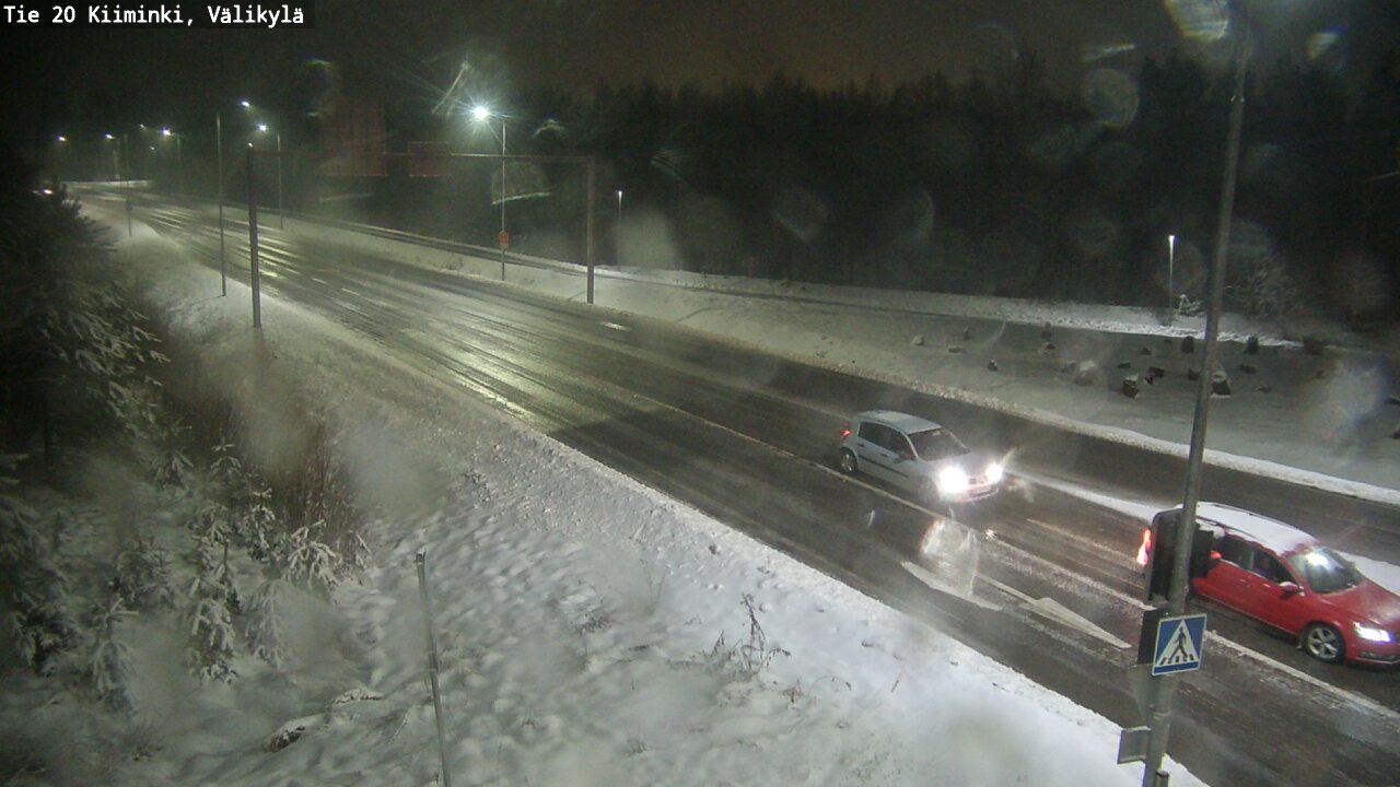 Weather Camera Image Road 20 Oulu Kiiminki, Välikylä, Oulu, Pohjois-Pohjanmaa
