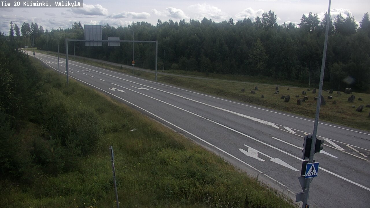 Weather Camera Image Road 20 Oulu Kiiminki, Välikylä, Oulu, Pohjois-Pohjanmaa