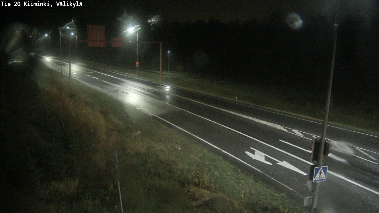 Weather Camera Image Road 20 Oulu Kiiminki, Välikylä, Oulu, Pohjois-Pohjanmaa