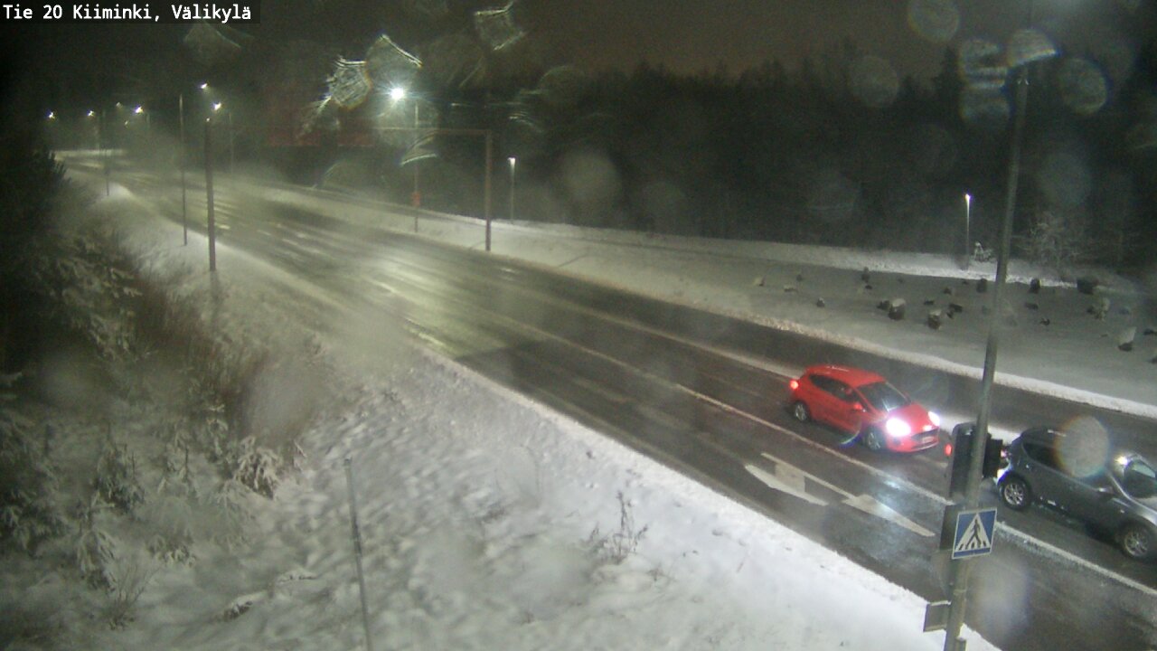 Weather Camera Image Road 20 Oulu Kiiminki, Välikylä, Oulu, Pohjois-Pohjanmaa