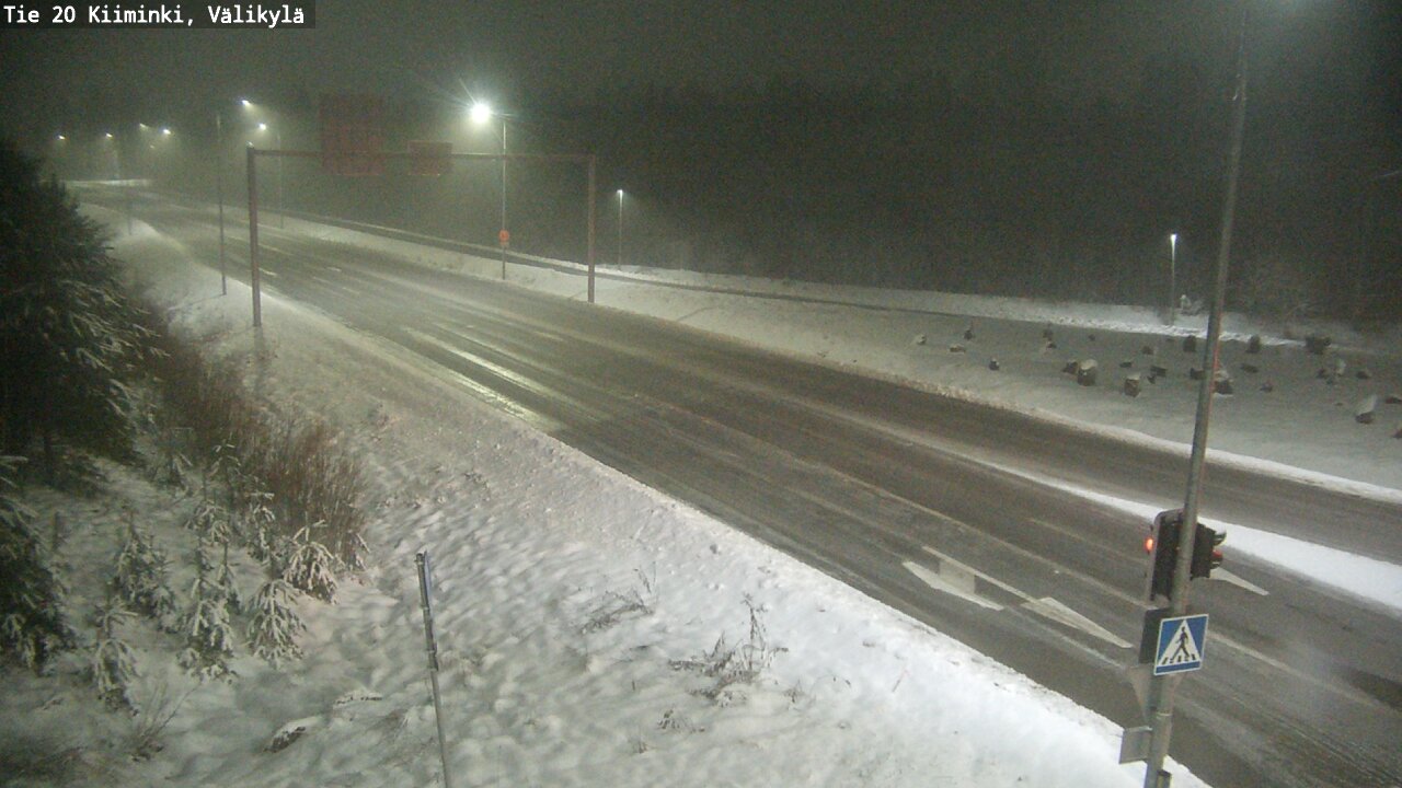 Weather Camera Image Road 20 Oulu Kiiminki, Välikylä, Oulu, Pohjois-Pohjanmaa