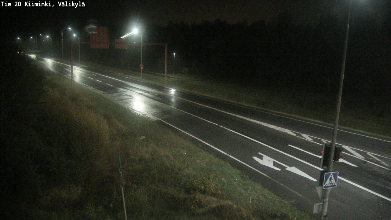 Weather Camera Image Road 20 Oulu Kiiminki, Välikylä, Oulu, Pohjois-Pohjanmaa