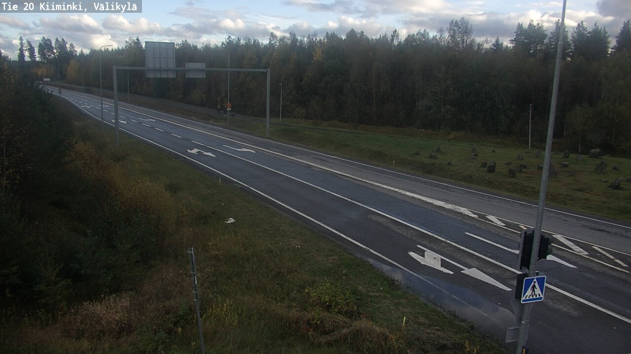 Weather Camera Image Road 20 Oulu Kiiminki, Välikylä, Oulu, Pohjois-Pohjanmaa