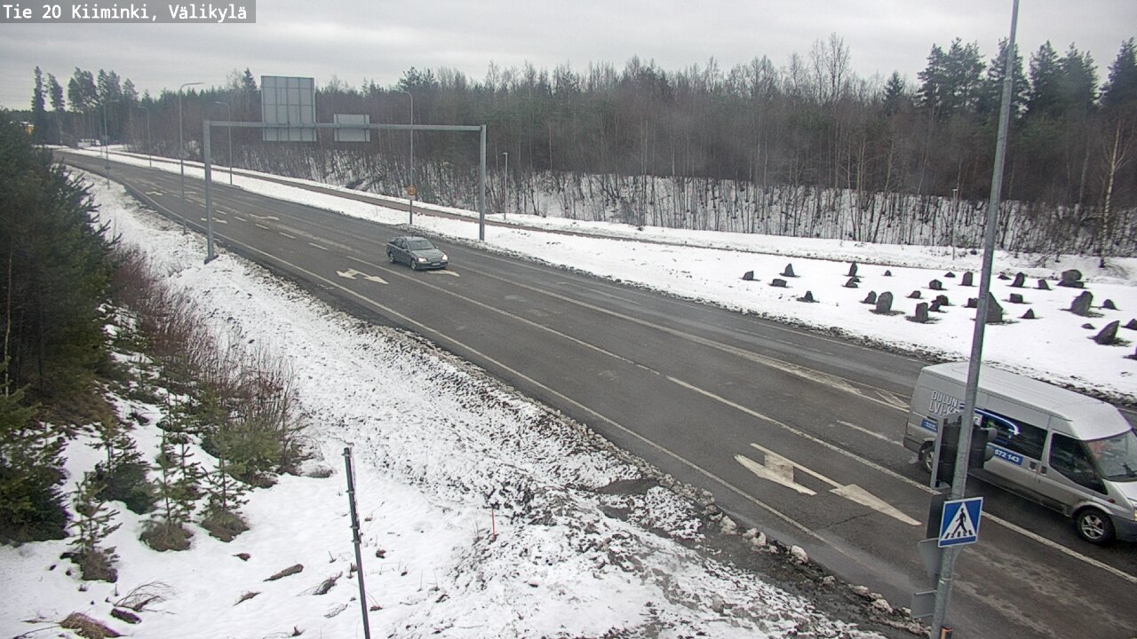 Weather Camera Image Road 20 Oulu Kiiminki, Välikylä, Oulu, Pohjois-Pohjanmaa