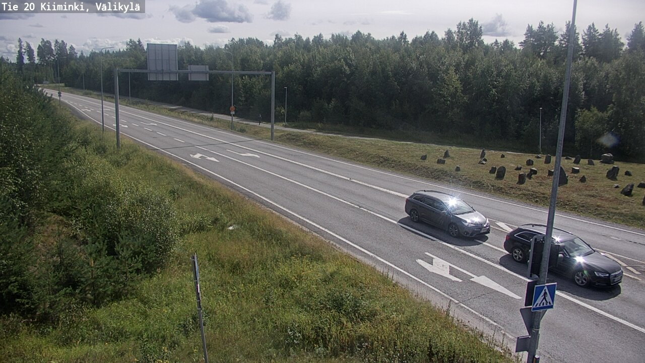 Weather Camera Image Road 20 Oulu Kiiminki, Välikylä, Oulu, Pohjois-Pohjanmaa