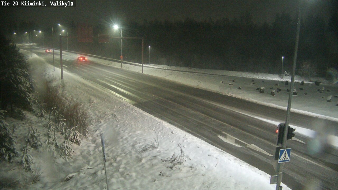 Weather Camera Image Road 20 Oulu Kiiminki, Välikylä, Oulu, Pohjois-Pohjanmaa