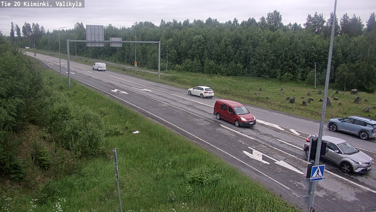 Kelikamerat Kuva Tie 20 Oulu Kiiminki, Välikylä, Oulu, Pohjois-Pohjanmaa