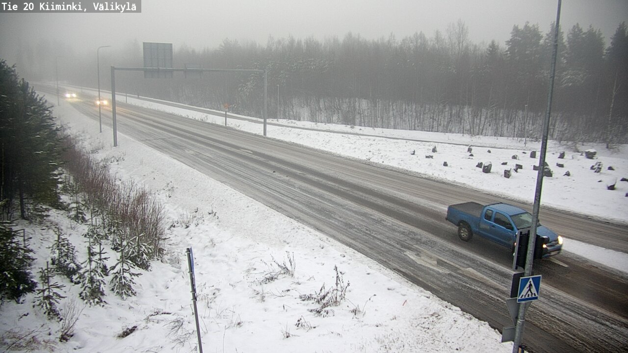Weather Camera Image Road 20 Oulu Kiiminki, Välikylä, Oulu, Pohjois-Pohjanmaa