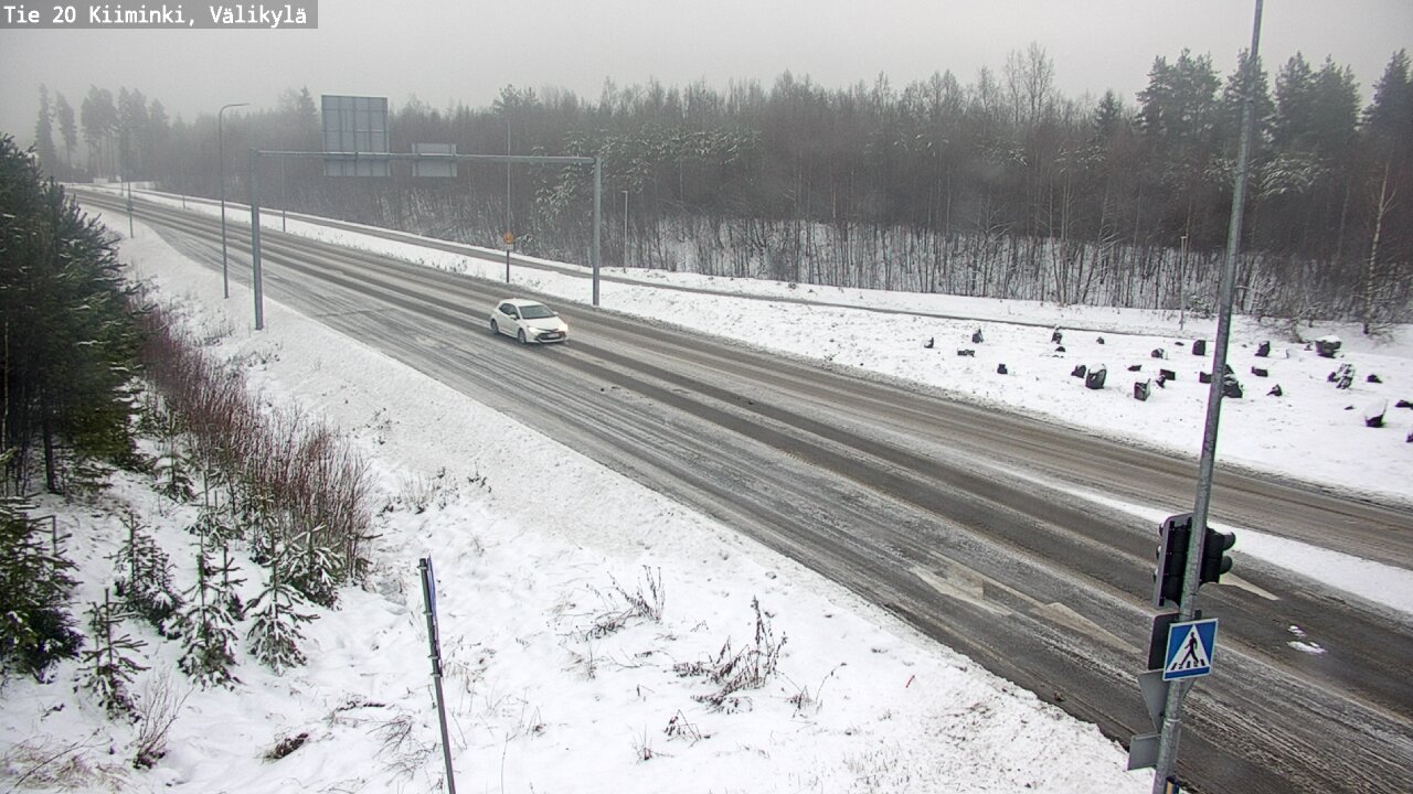 Weather Camera Image Road 20 Oulu Kiiminki, Välikylä, Oulu, Pohjois-Pohjanmaa
