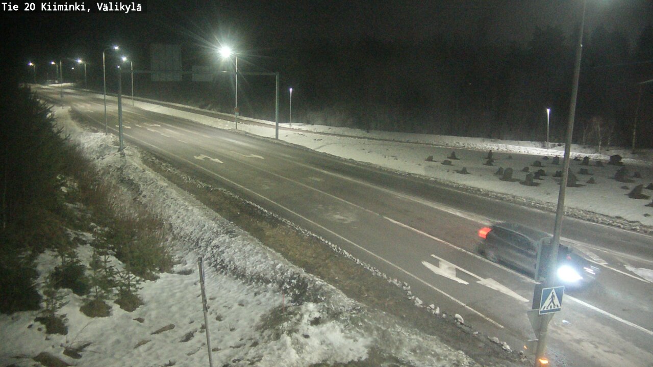 Weather Camera Image Road 20 Oulu Kiiminki, Välikylä, Oulu, Pohjois-Pohjanmaa