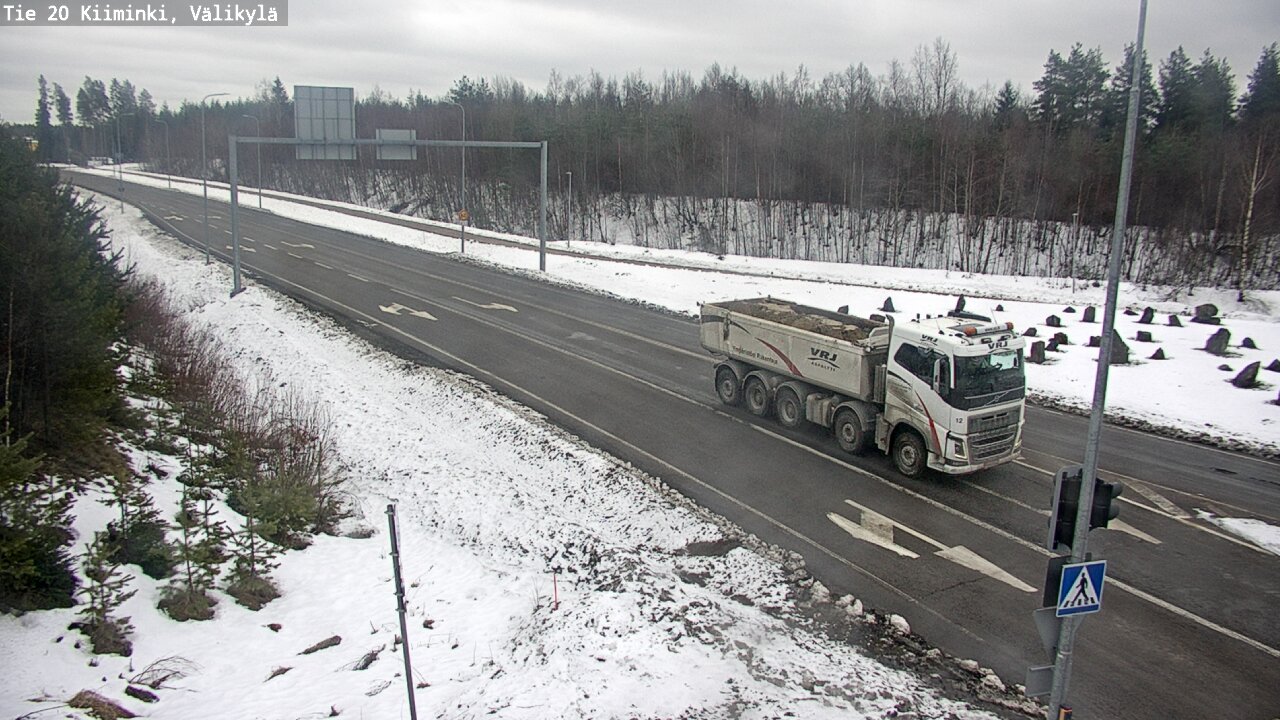 Weather Camera Image Road 20 Oulu Kiiminki, Välikylä, Oulu, Pohjois-Pohjanmaa