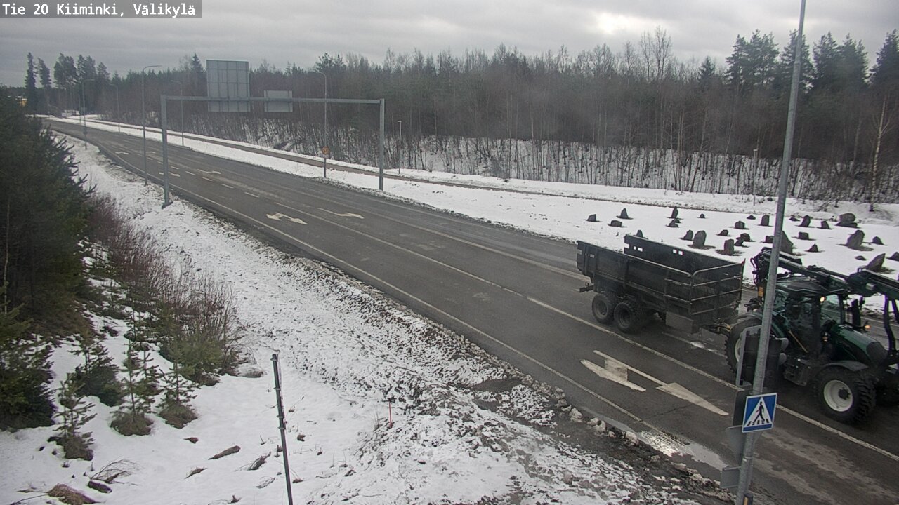 Weather Camera Image Road 20 Oulu Kiiminki, Välikylä, Oulu, Pohjois-Pohjanmaa