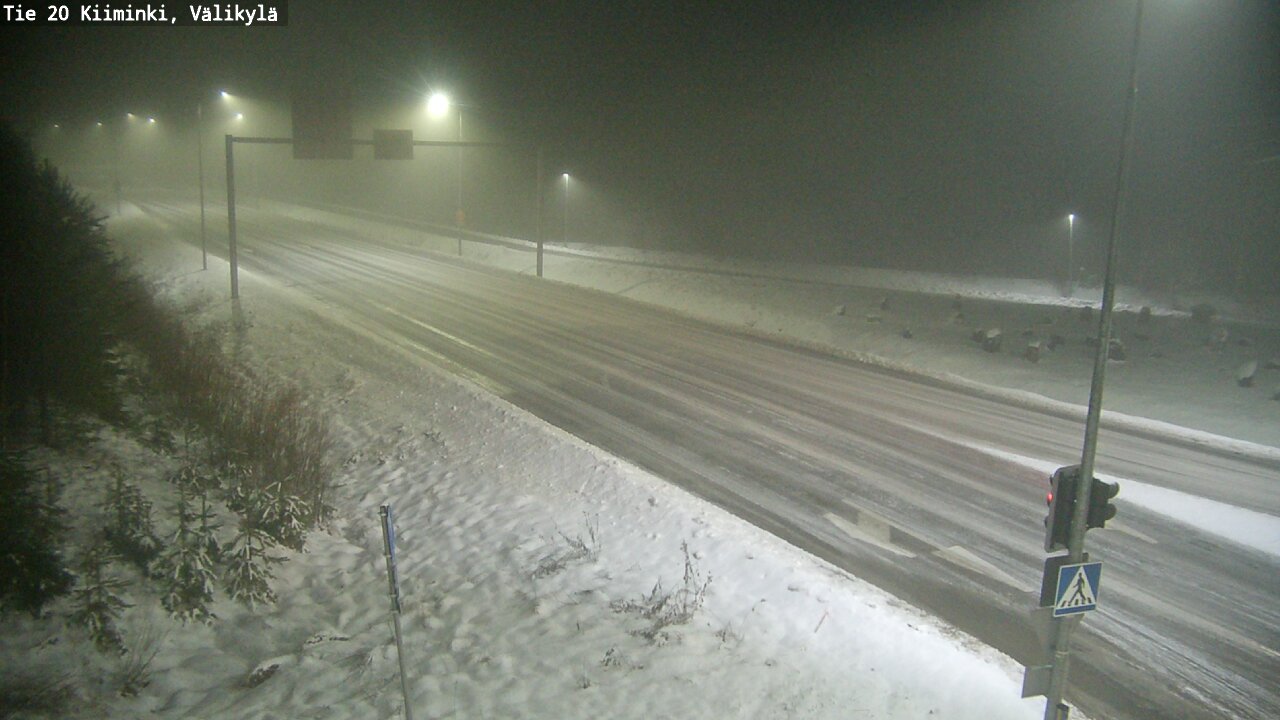Weather Camera Image Road 20 Oulu Kiiminki, Välikylä, Oulu, Pohjois-Pohjanmaa