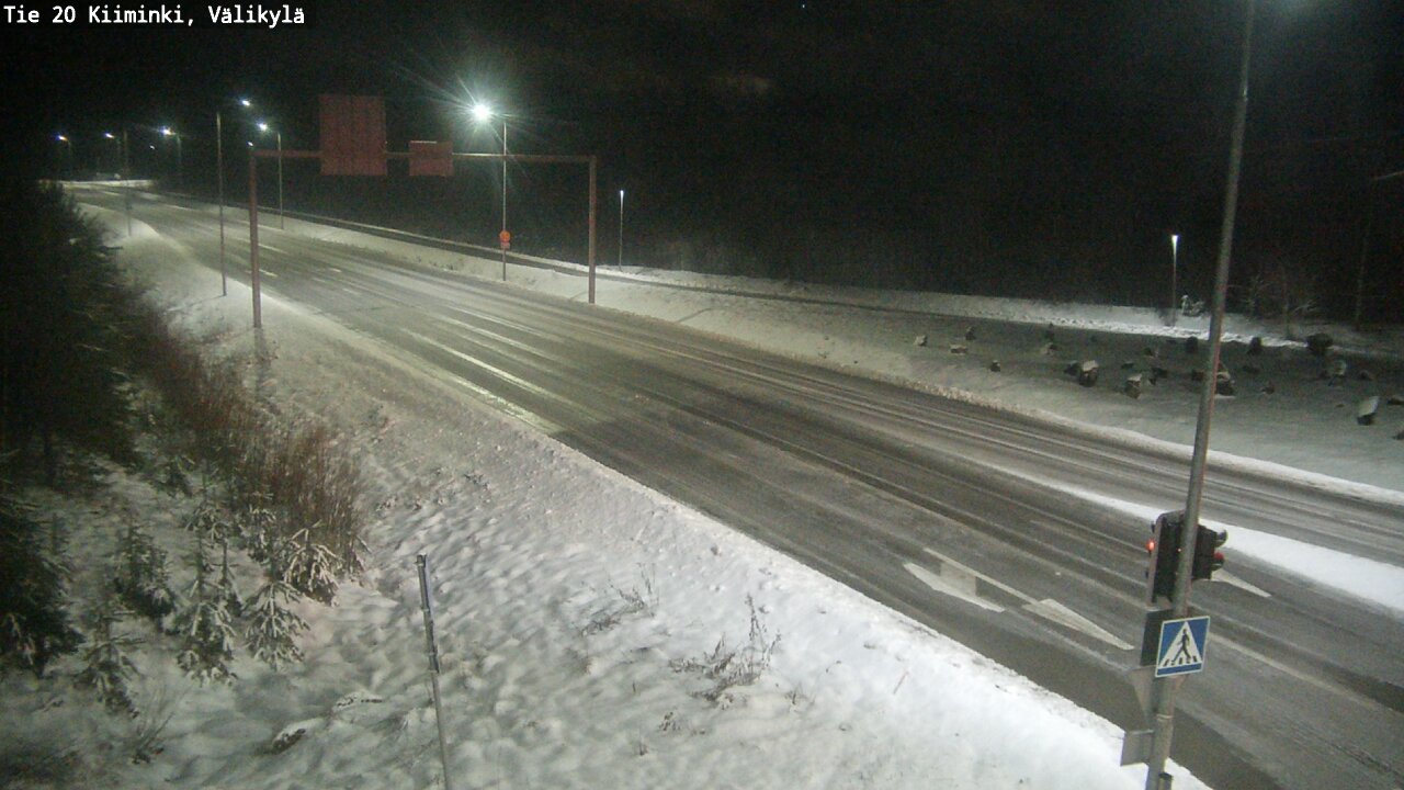 Weather Camera Image Road 20 Oulu Kiiminki, Välikylä, Oulu, Pohjois-Pohjanmaa