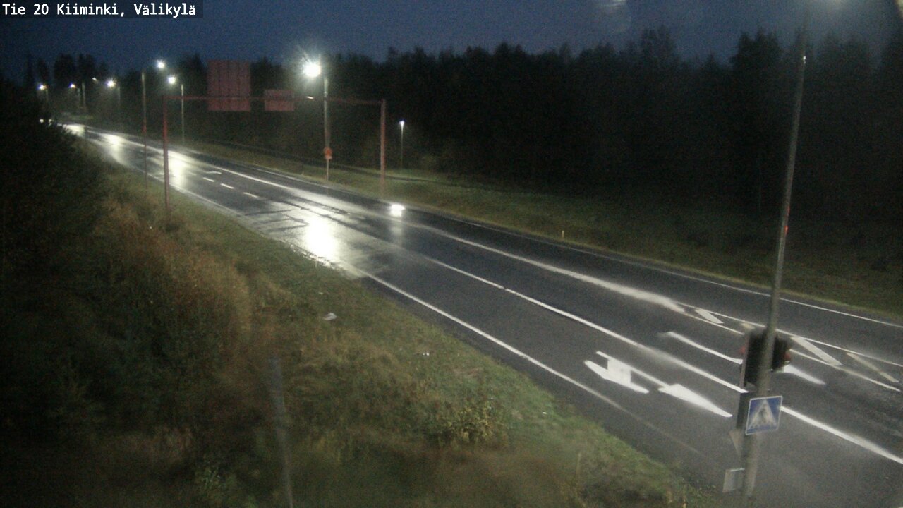 Weather Camera Image Road 20 Oulu Kiiminki, Välikylä, Oulu, Pohjois-Pohjanmaa