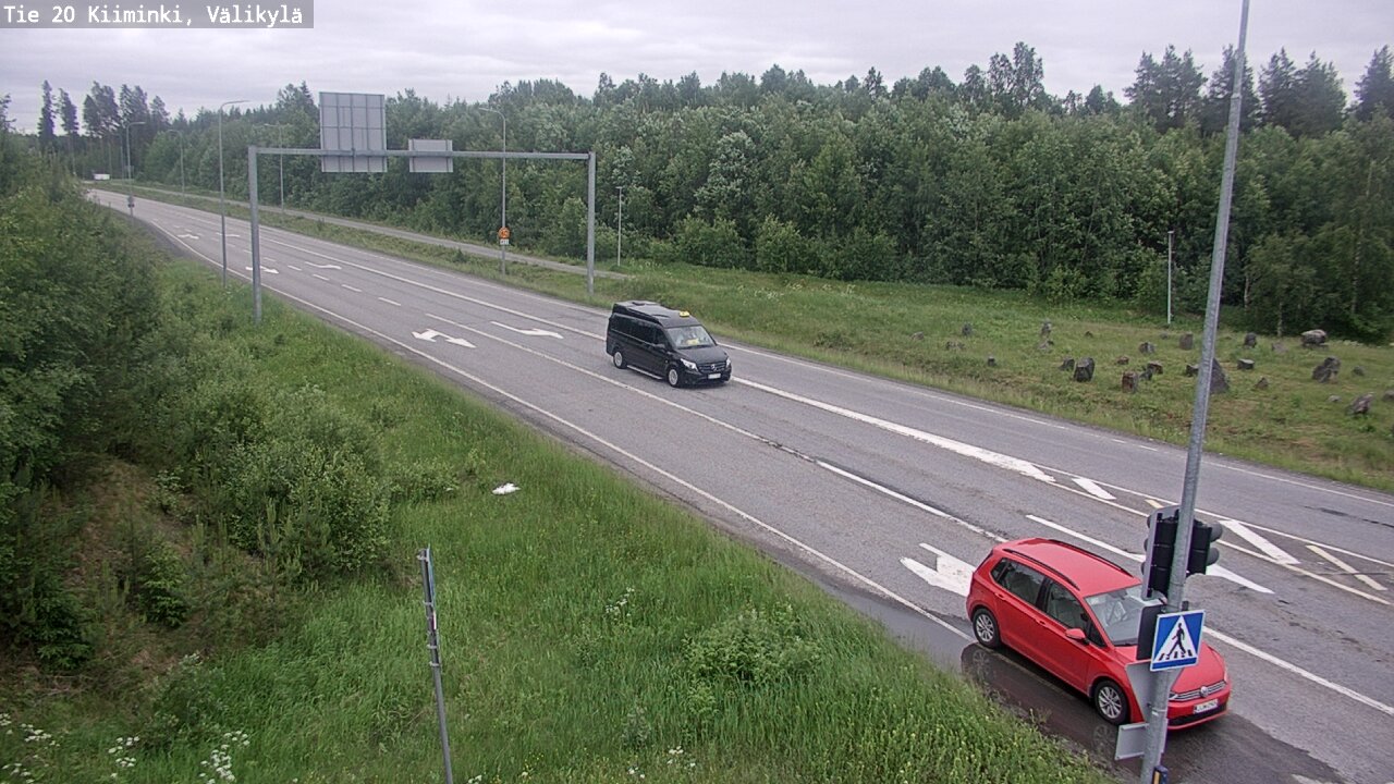 Weather Camera Image Road 20 Oulu Kiiminki, Välikylä, Oulu, Pohjois-Pohjanmaa