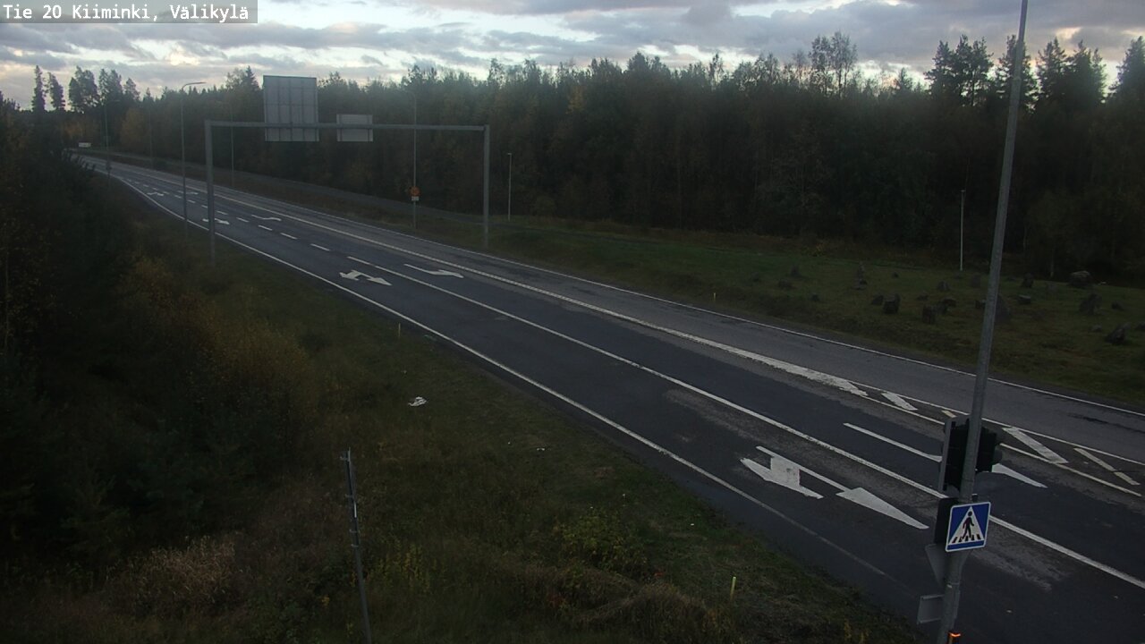Weather Camera Image Road 20 Oulu Kiiminki, Välikylä, Oulu, Pohjois-Pohjanmaa