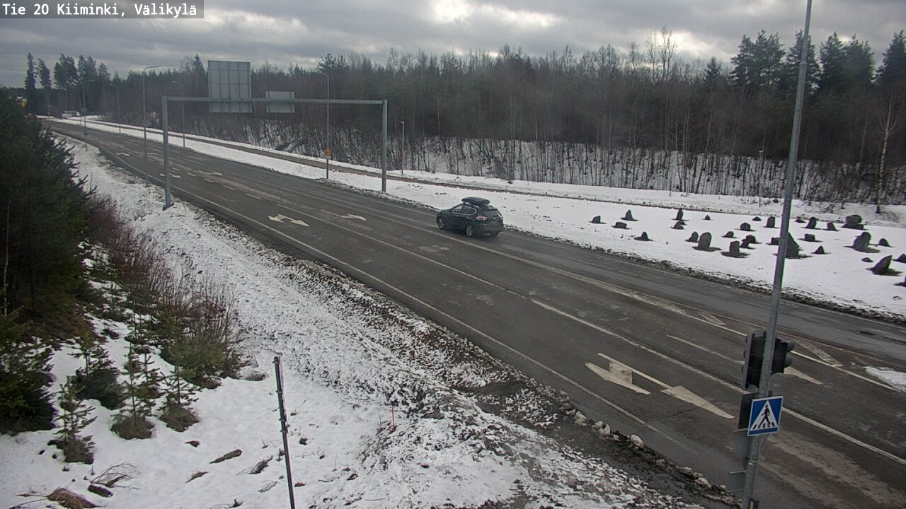 Weather Camera Image Road 20 Oulu Kiiminki, Välikylä, Oulu, Pohjois-Pohjanmaa