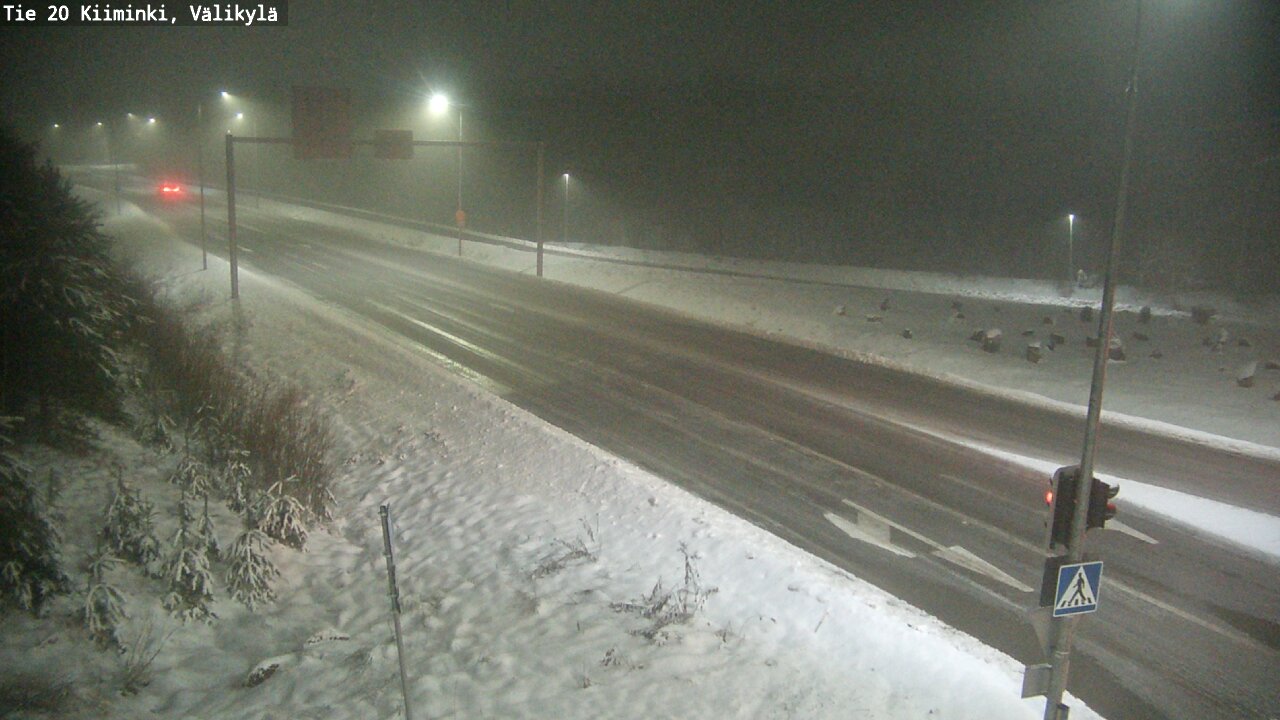 Weather Camera Image Road 20 Oulu Kiiminki, Välikylä, Oulu, Pohjois-Pohjanmaa