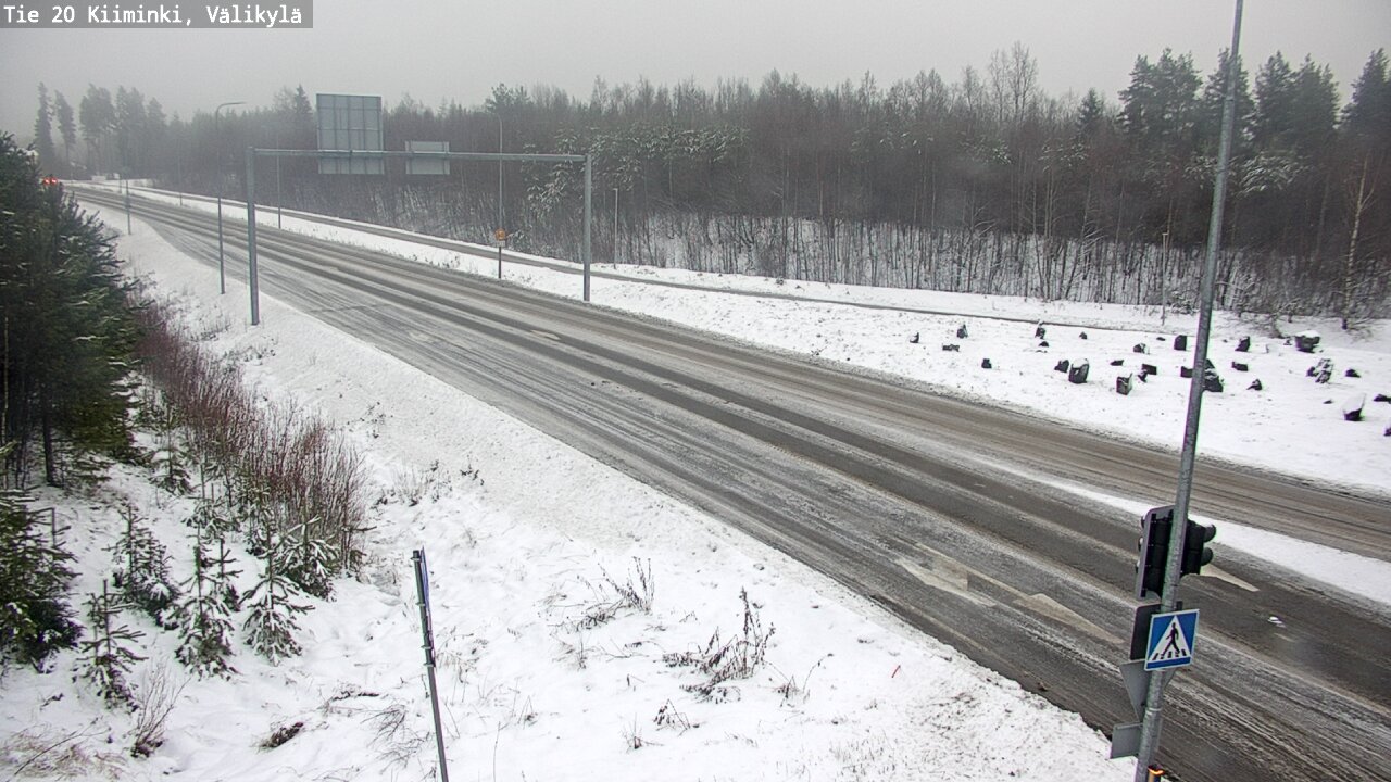 Weather Camera Image Road 20 Oulu Kiiminki, Välikylä, Oulu, Pohjois-Pohjanmaa