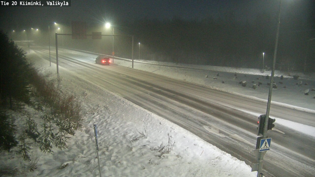 Weather Camera Image Road 20 Oulu Kiiminki, Välikylä, Oulu, Pohjois-Pohjanmaa