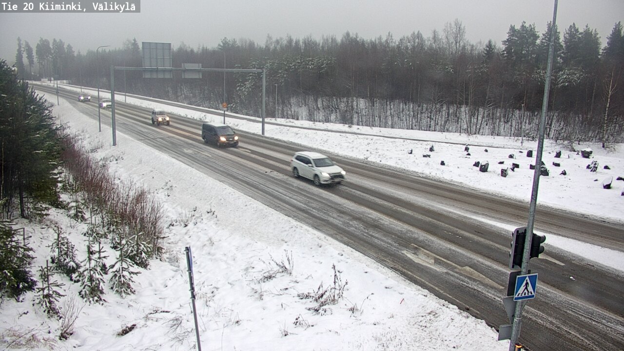 Weather Camera Image Road 20 Oulu Kiiminki, Välikylä, Oulu, Pohjois-Pohjanmaa