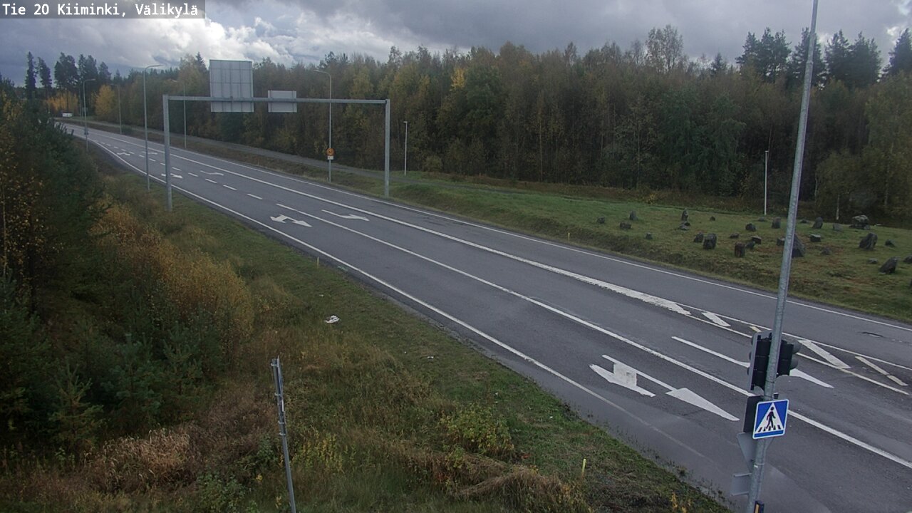 Weather Camera Image Road 20 Oulu Kiiminki, Välikylä, Oulu, Pohjois-Pohjanmaa