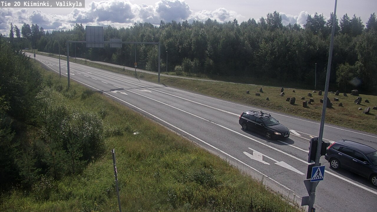 Weather Camera Image Road 20 Oulu Kiiminki, Välikylä, Oulu, Pohjois-Pohjanmaa