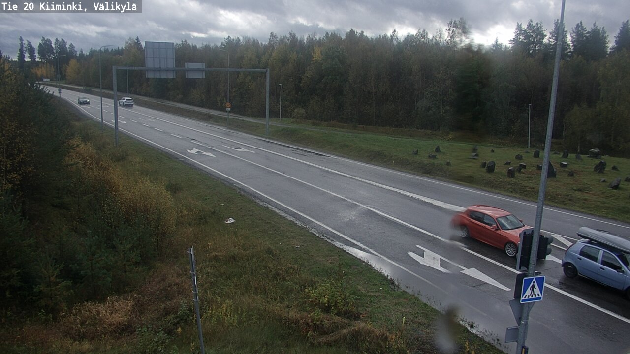 Weather Camera Image Road 20 Oulu Kiiminki, Välikylä, Oulu, Pohjois-Pohjanmaa