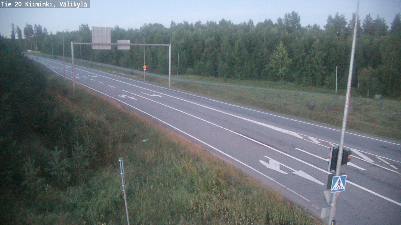 Weather Camera Image Väg 20 Uleåborg Kiiminki, Välikylä, Oulu, Pohjois-Pohjanmaa