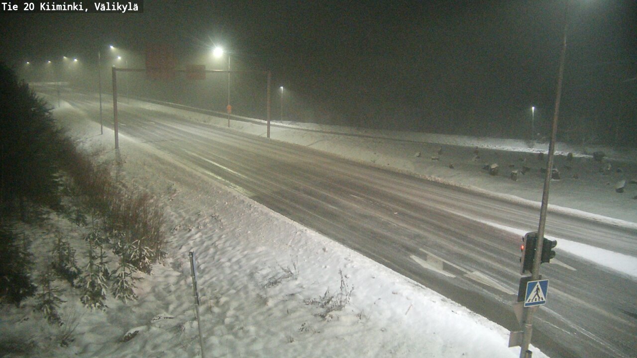 Weather Camera Image Road 20 Oulu Kiiminki, Välikylä, Oulu, Pohjois-Pohjanmaa