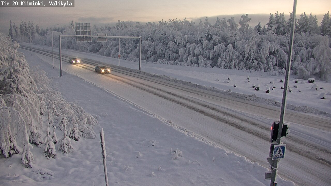 Weather Camera Image Road 20 Oulu Kiiminki, Välikylä, Oulu, Pohjois-Pohjanmaa