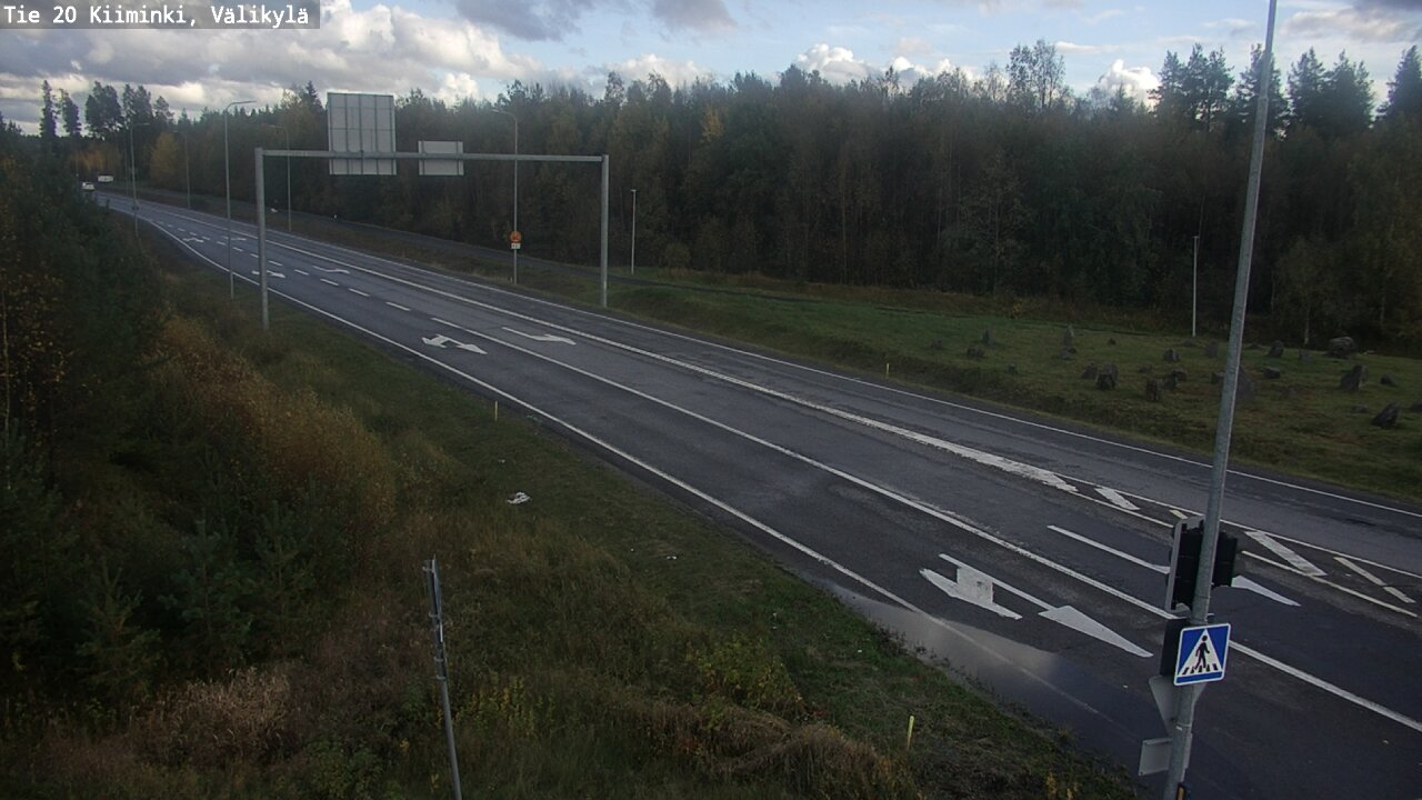 Weather Camera Image Road 20 Oulu Kiiminki, Välikylä, Oulu, Pohjois-Pohjanmaa