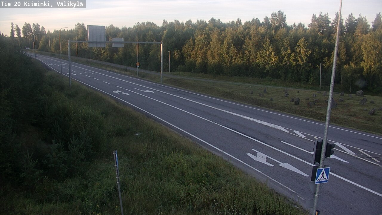 Weather Camera Image Väg 20 Uleåborg Kiiminki, Välikylä, Oulu, Pohjois-Pohjanmaa