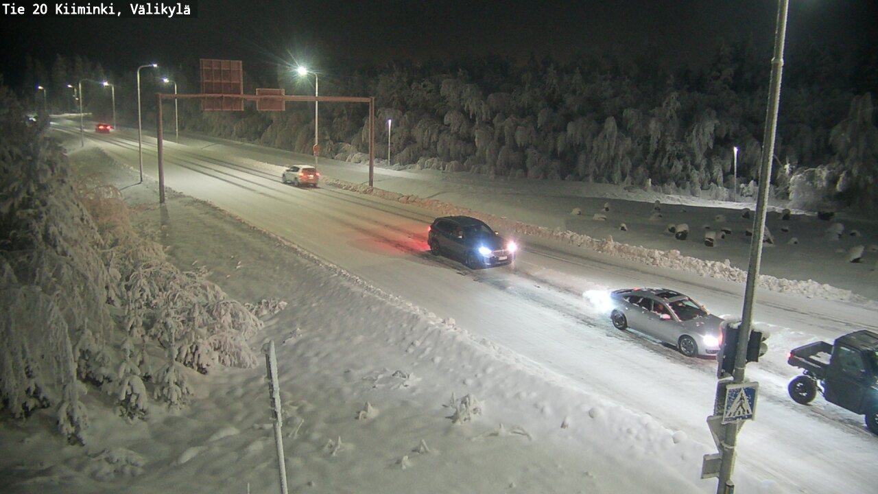Weather Camera Image Road 20 Oulu Kiiminki, Välikylä, Oulu, Pohjois-Pohjanmaa