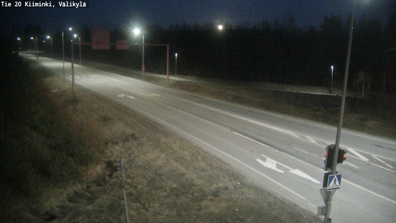 Weather Camera Image Road 20 Oulu Kiiminki, Välikylä, Oulu, Pohjois-Pohjanmaa