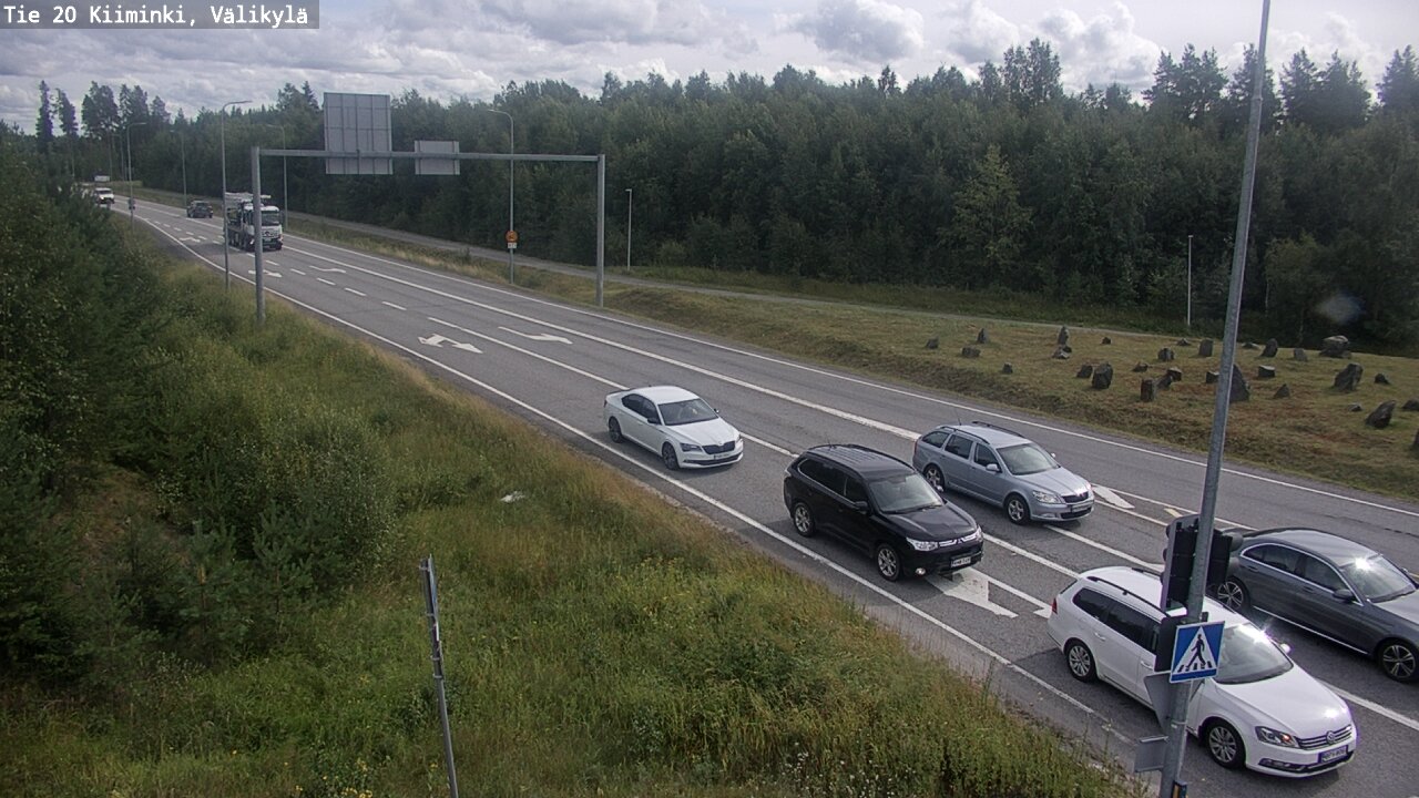 Weather Camera Image Road 20 Oulu Kiiminki, Välikylä, Oulu, Pohjois-Pohjanmaa