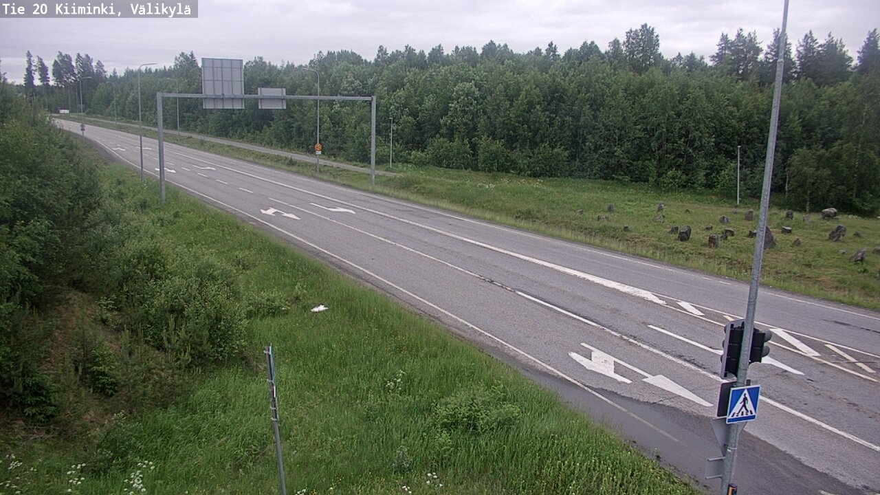 Weather Camera Image Road 20 Oulu Kiiminki, Välikylä, Oulu, Pohjois-Pohjanmaa