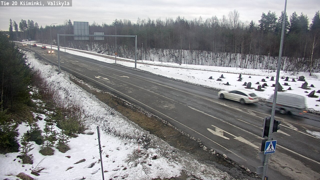 Weather Camera Image Road 20 Oulu Kiiminki, Välikylä, Oulu, Pohjois-Pohjanmaa
