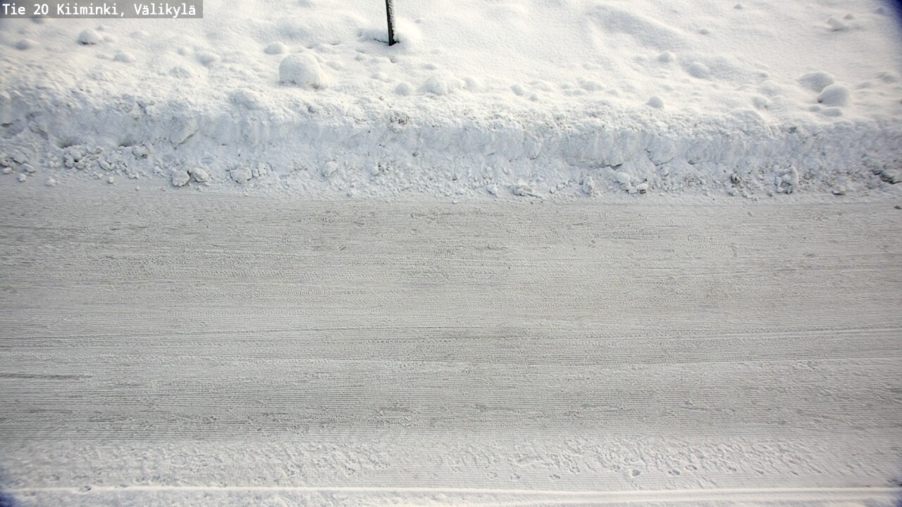 Weather Camera Image Väg 20 Uleåborg Kiiminki, Välikylä, Oulu, Pohjois-Pohjanmaa