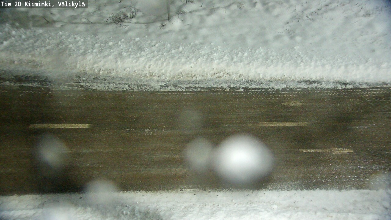 Weather Camera Image Väg 20 Uleåborg Kiiminki, Välikylä, Oulu, Pohjois-Pohjanmaa