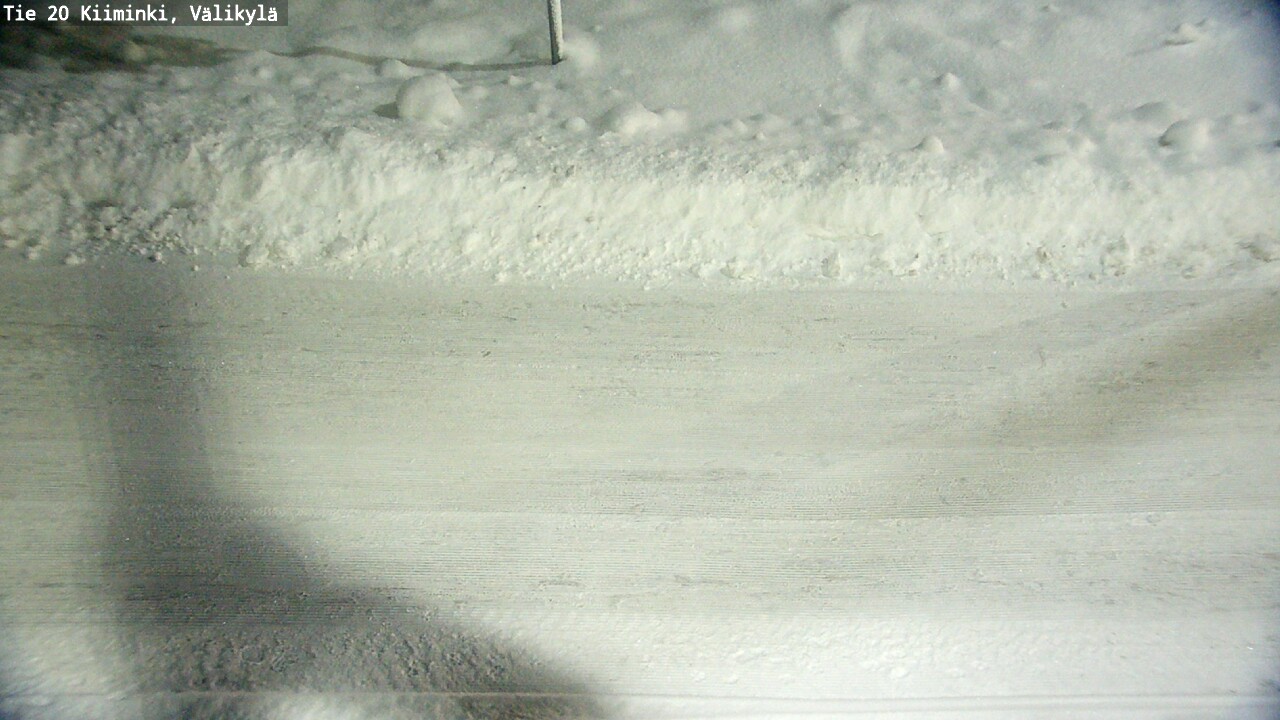 Weather Camera Image Väg 20 Uleåborg Kiiminki, Välikylä, Oulu, Pohjois-Pohjanmaa