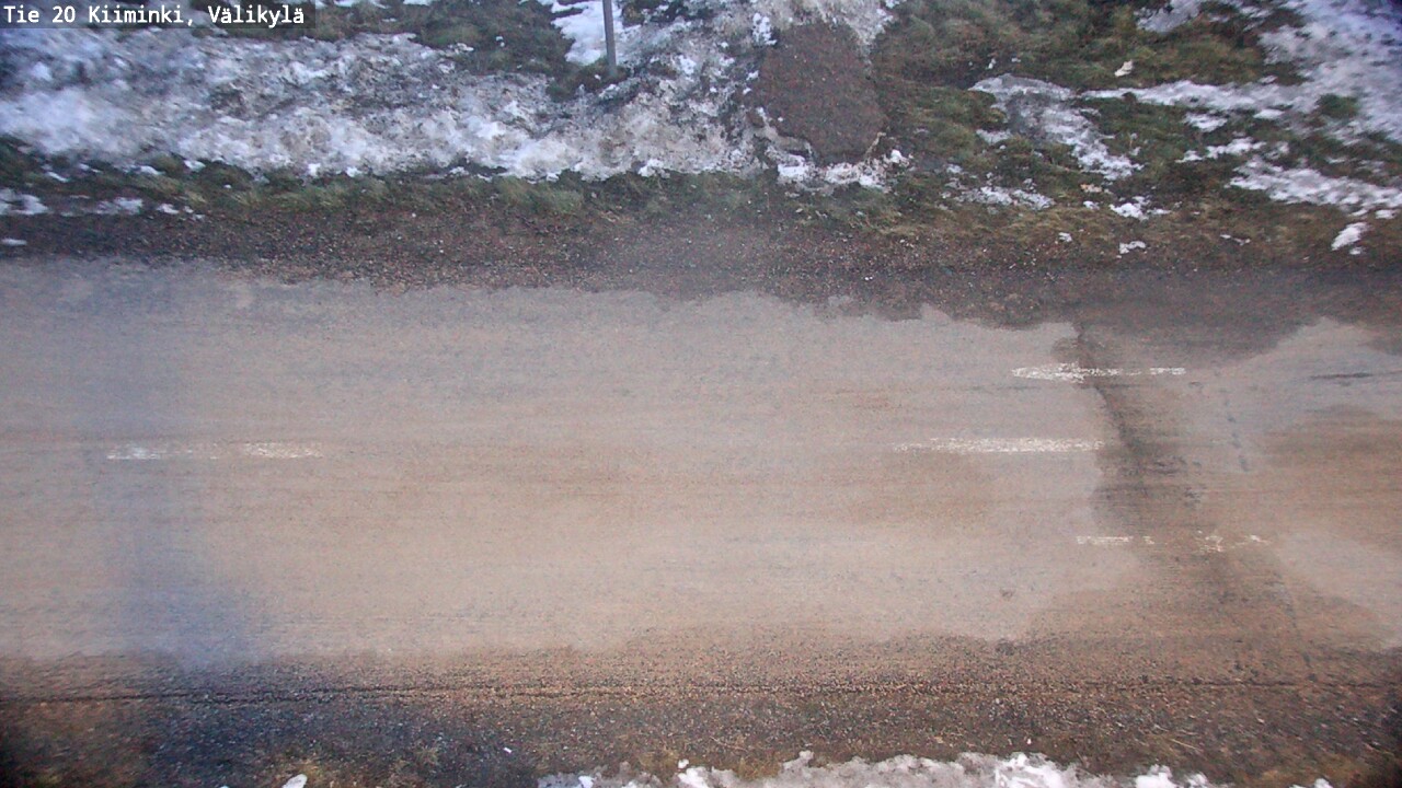 Weather Camera Image Väg 20 Uleåborg Kiiminki, Välikylä, Oulu, Pohjois-Pohjanmaa