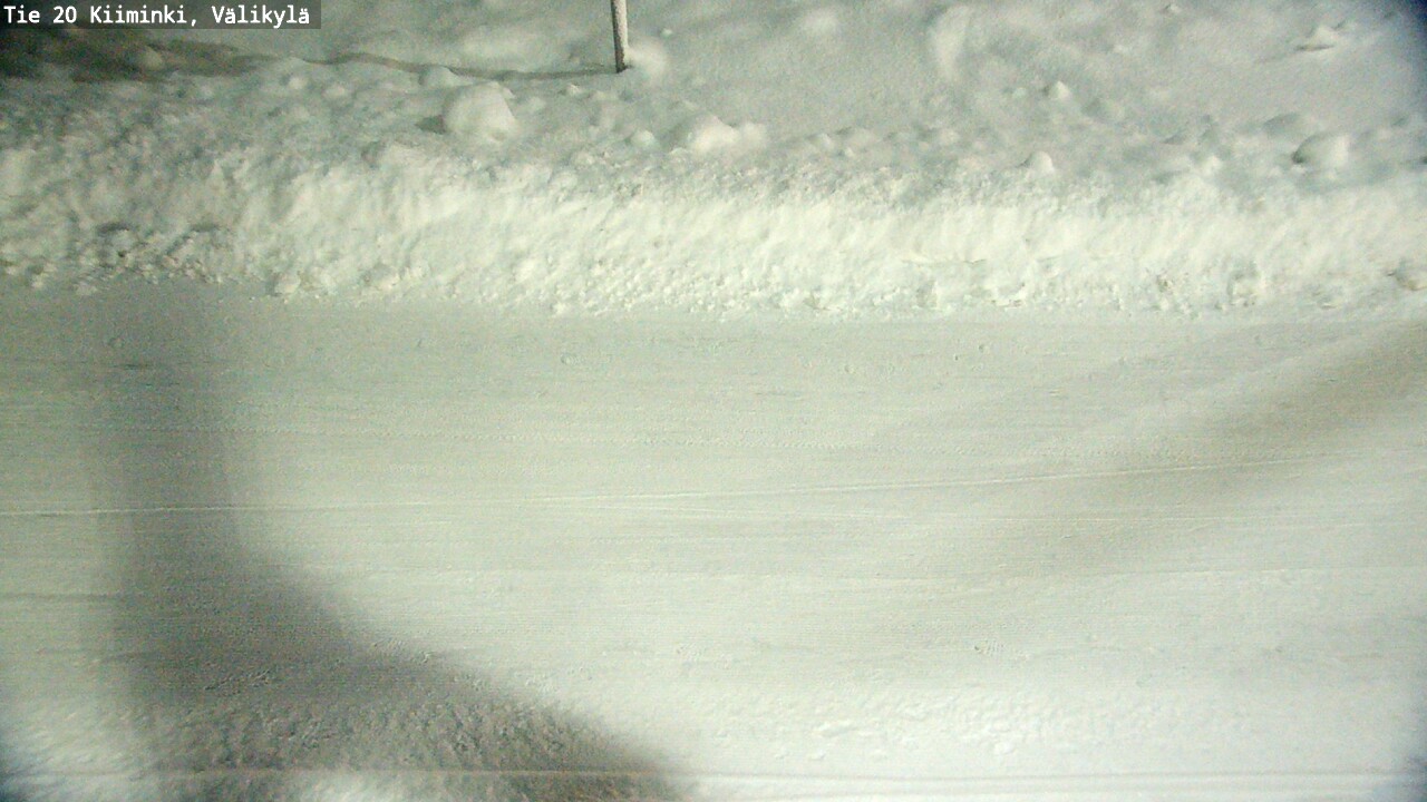 Weather Camera Image Väg 20 Uleåborg Kiiminki, Välikylä, Oulu, Pohjois-Pohjanmaa