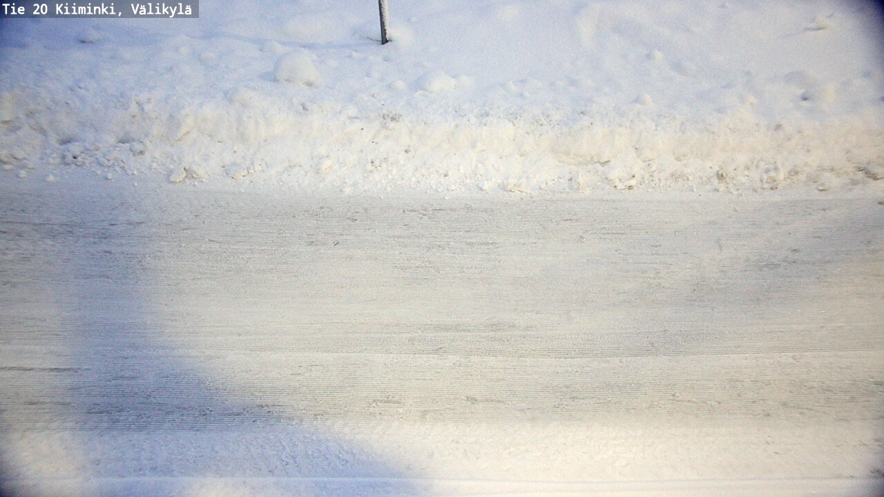 Weather Camera Image Väg 20 Uleåborg Kiiminki, Välikylä, Oulu, Pohjois-Pohjanmaa