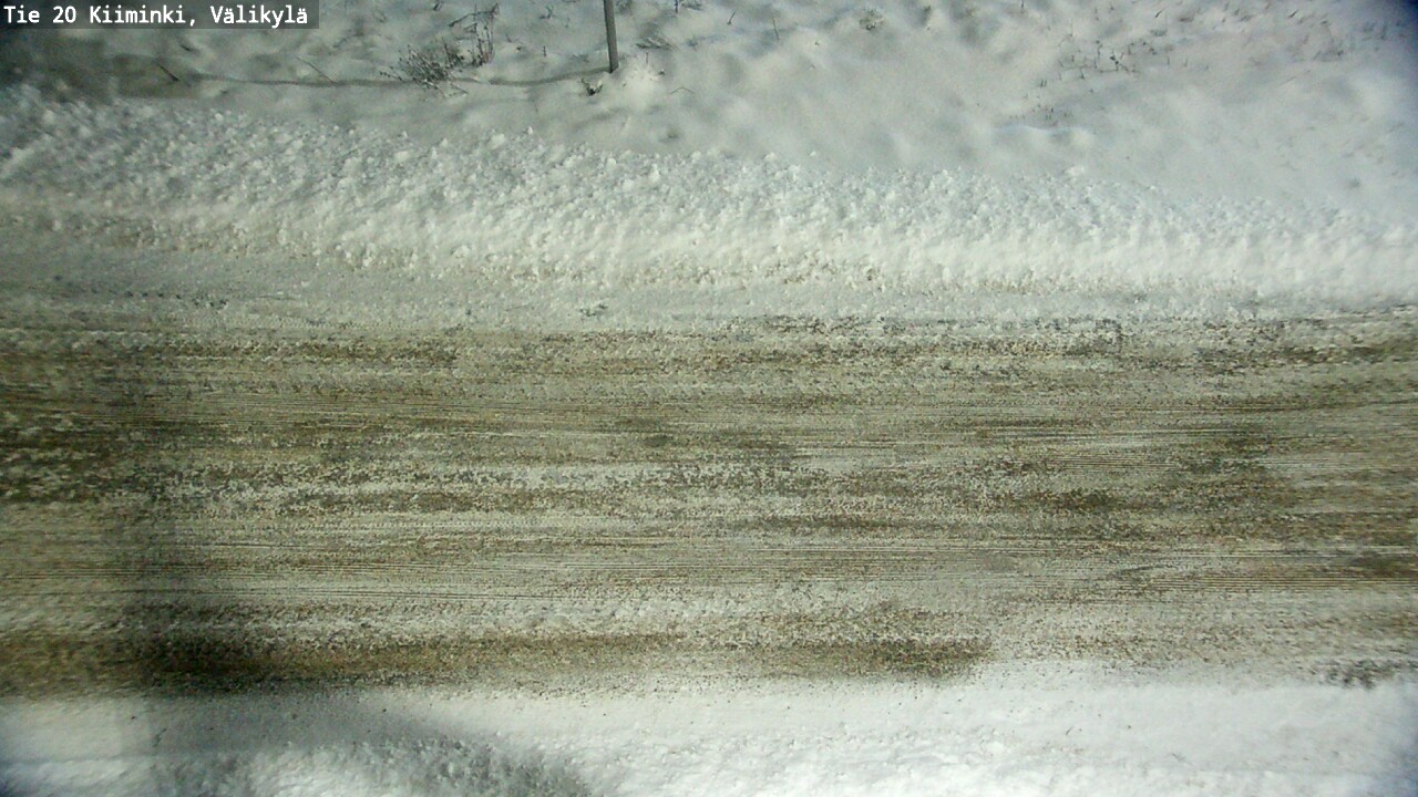 Weather Camera Image Väg 20 Uleåborg Kiiminki, Välikylä, Oulu, Pohjois-Pohjanmaa